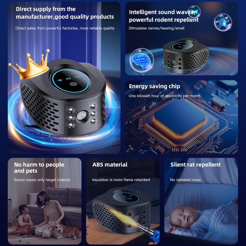 HS218 Mice Repellent Ultrasonic Pest Repeller Mouse Deterrent Rat Control for House Attic HS218 Mice Repellent Ultrasonic Pest Repeller Mouse Deterrent Rat Control for House Attic